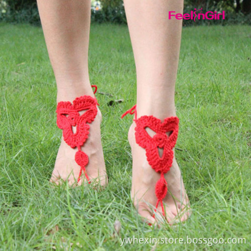Wholesale Fancy Lovely Barefoot Sandals At Beach